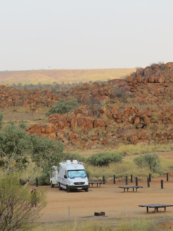 Camp at The Devils Marbles