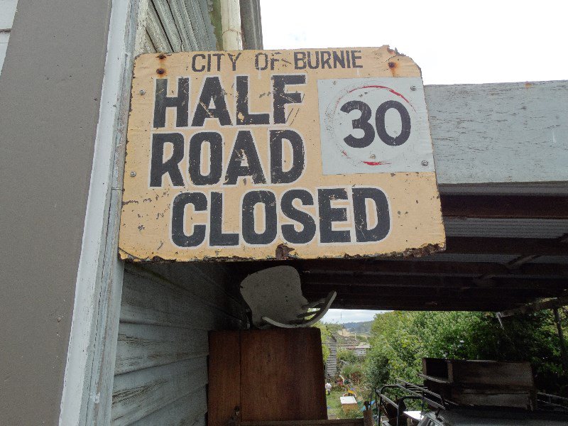 An old sign