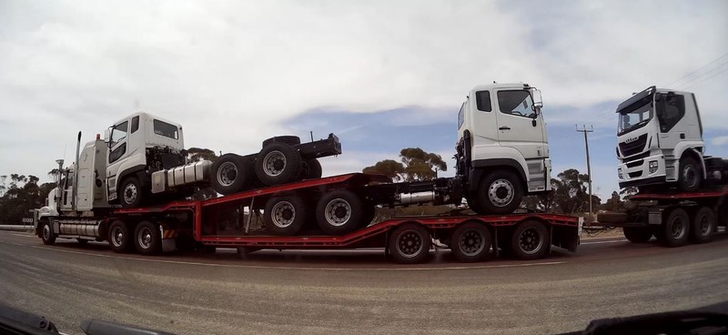 42 Truck load of trucks