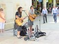 Buskers in the mall