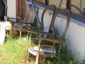 The old rotting chair