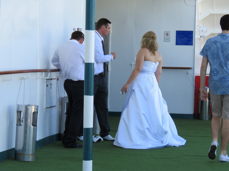 Wedding at sea