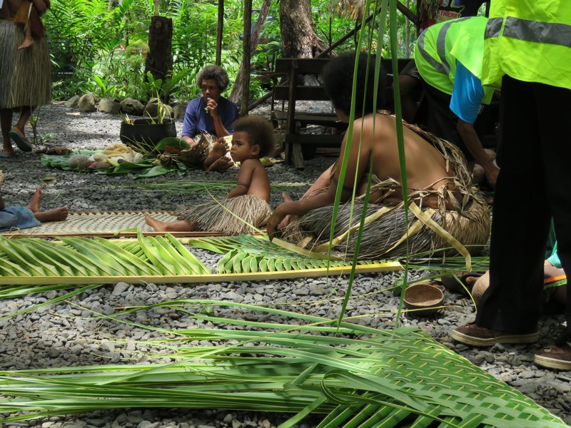 Palm weaving