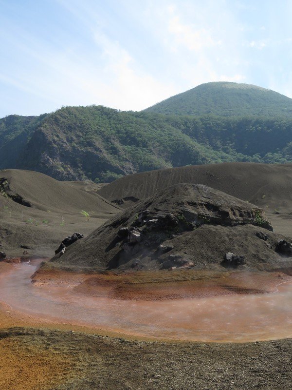 Volcano steaming