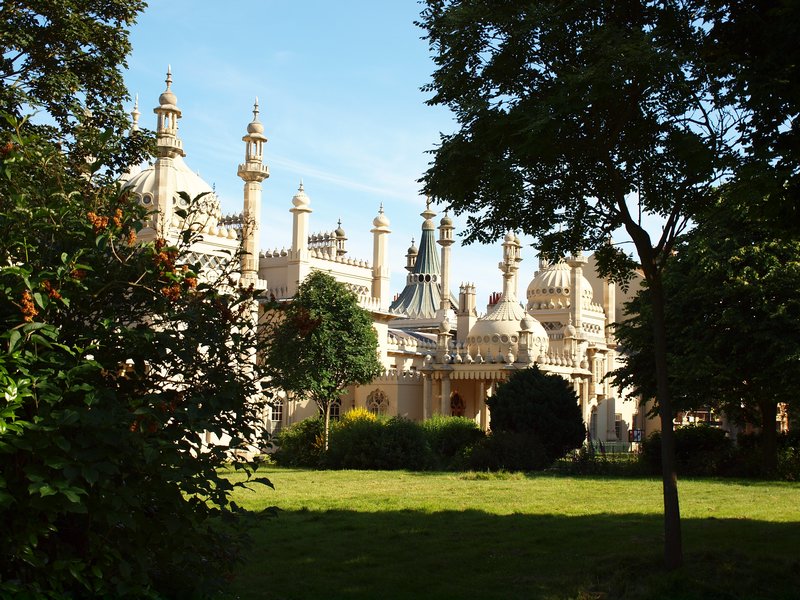 The palace in Brighton
