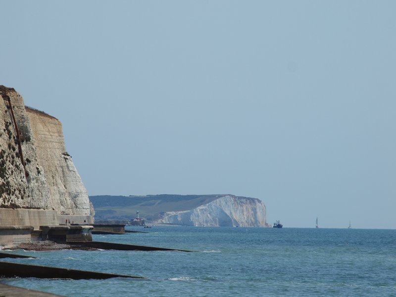 The coast between Brighton and Newhaven