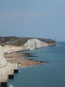 The coast between Brighton and Newhaven