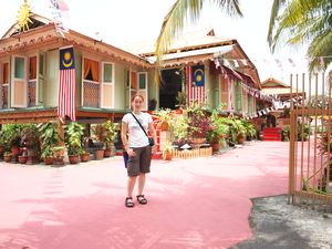 38- Me in front of the villa Santosa
