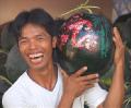 113-Funny watermelon seller