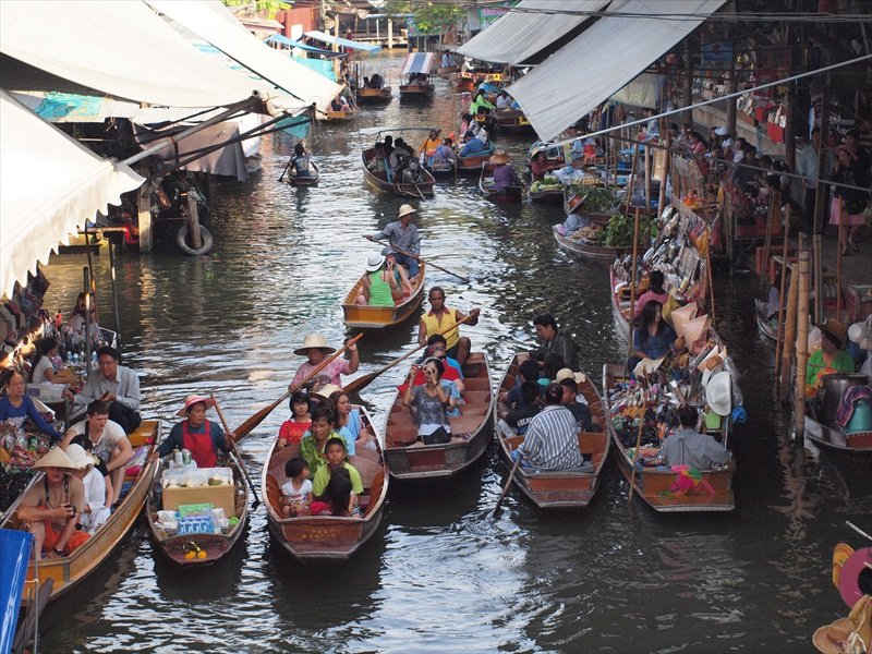 113-Saduak floating market