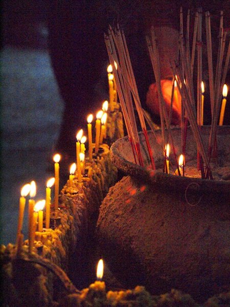 8-Candle as a offering to buddha
