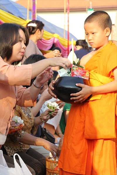 12-Alms giving ceremony