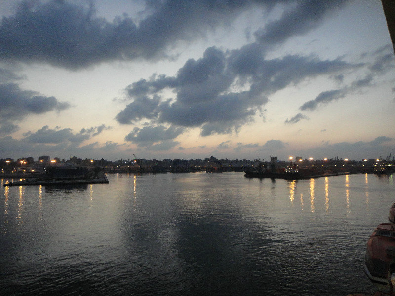 Alexandria Harbor at sunrise