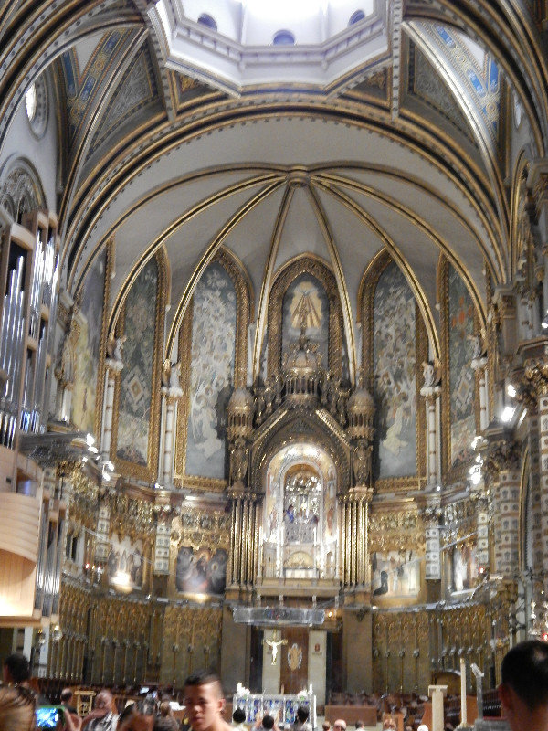 Ornate inside of the Cathedral