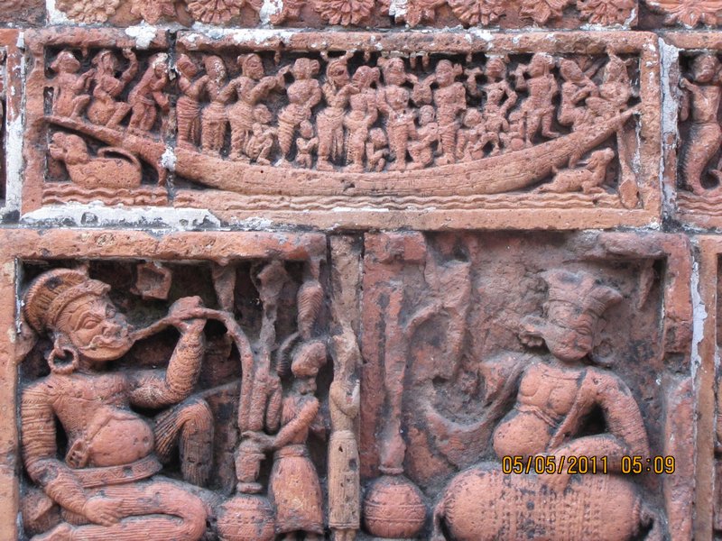Terracotta of Kantoji's Temple- photo by arif
