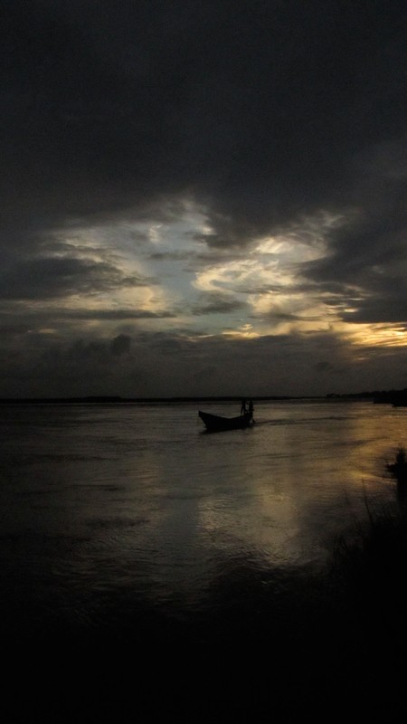 PADMA river at the evening