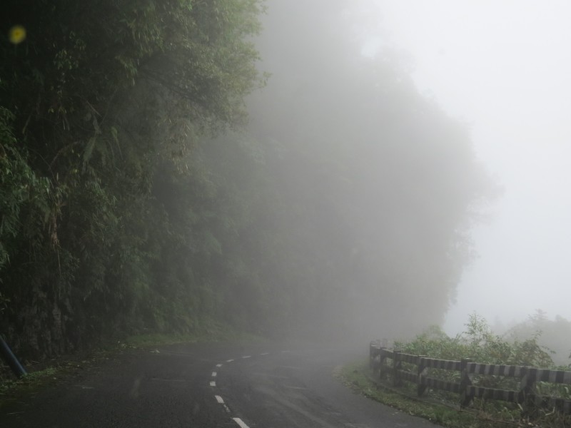 Road through the clouds