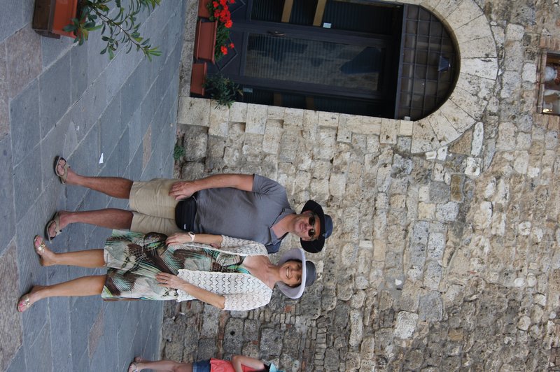 Astrid and Steve, San Gimignano