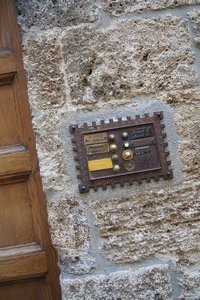 Doorbells, San Gimignano style