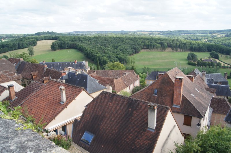 The village below the chateau