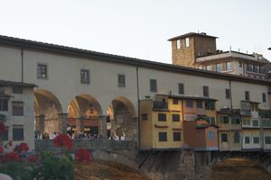Ponte Vecchio from the restaurant