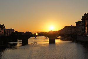 Sunset from the Ponte Vecchio (2)