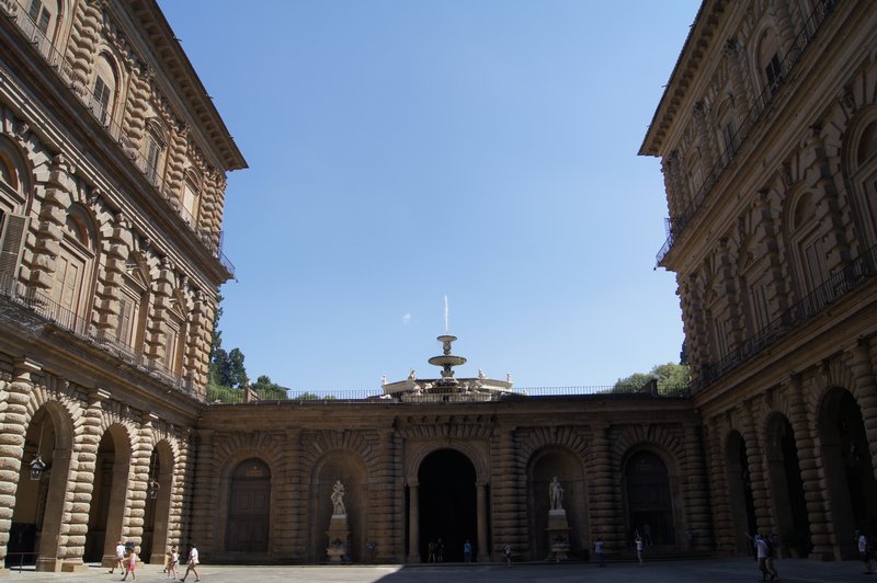 Courtyard at the Pitti Palace