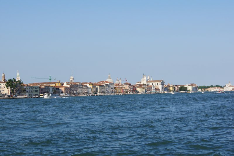 Approach to Venice via Dorsoduro and Canale della Giudeca