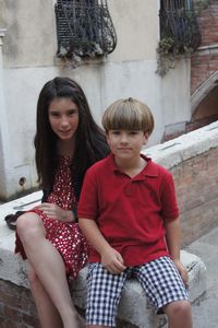 Taking a breather on the bridge, Venice