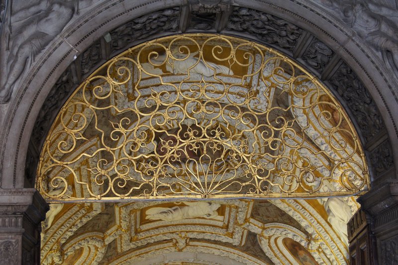Detail, Golden corridor of the Doges Palace
