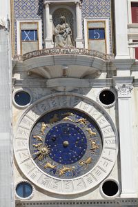 Zodiac Clock on St Mark's clocktower