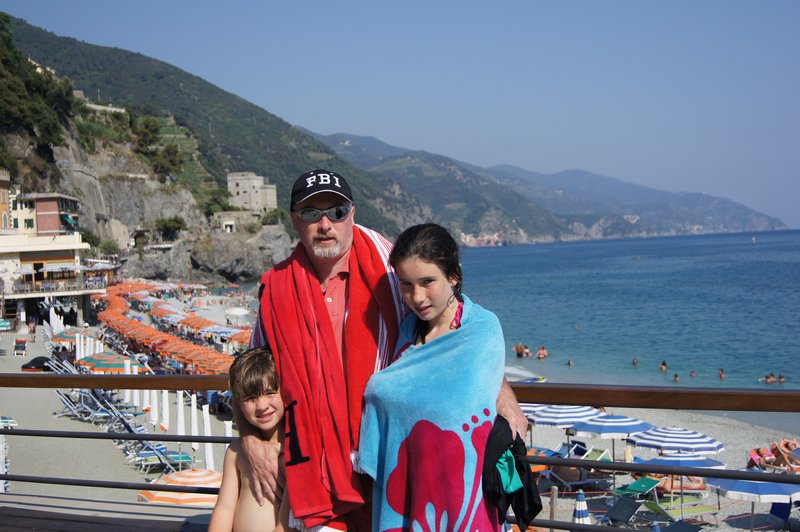 Just off the beach, Monterosso