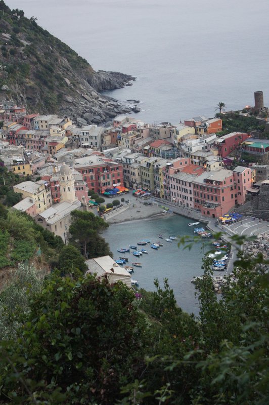 Stunning approach to Vernazza