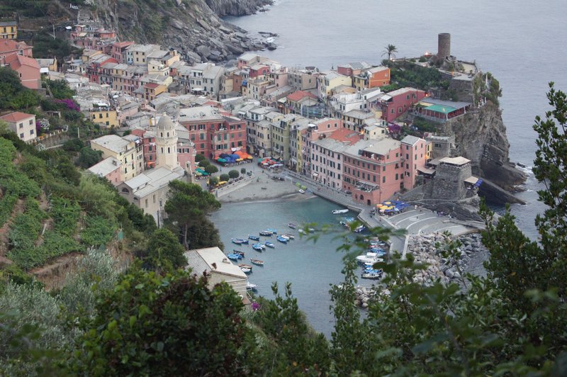 The approach to Vernazza