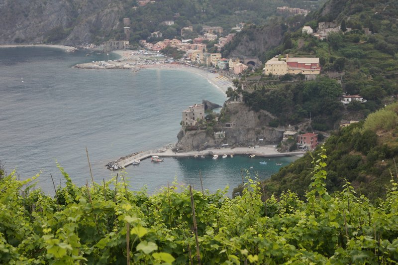 Looking back to Monterosso