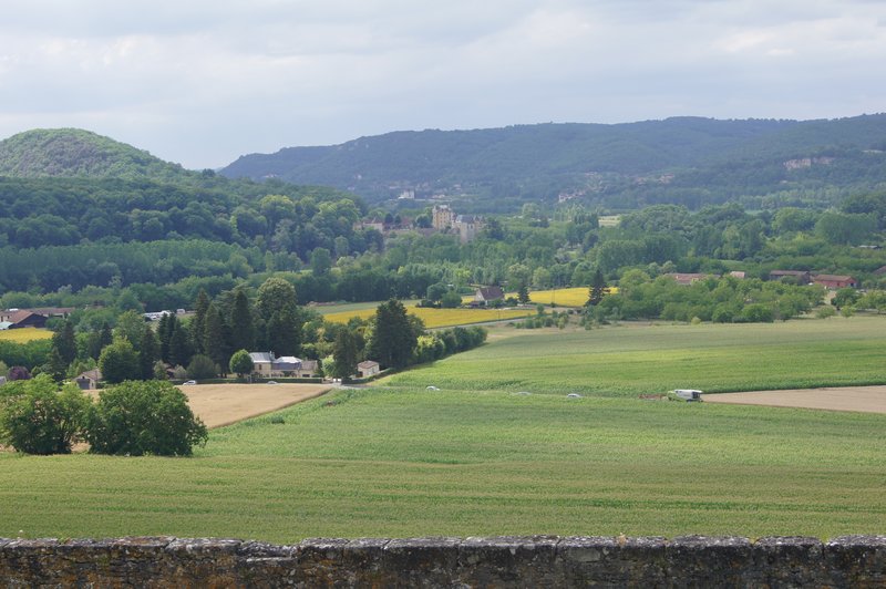 View on the walk up to  Marqueyssac