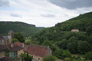 Looking across the valley from Castelnaud