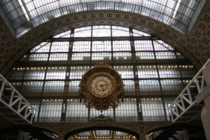 The iconic Gare D'Orsay Clock