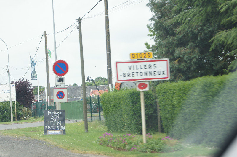 Arriving in Villers Bretonneux