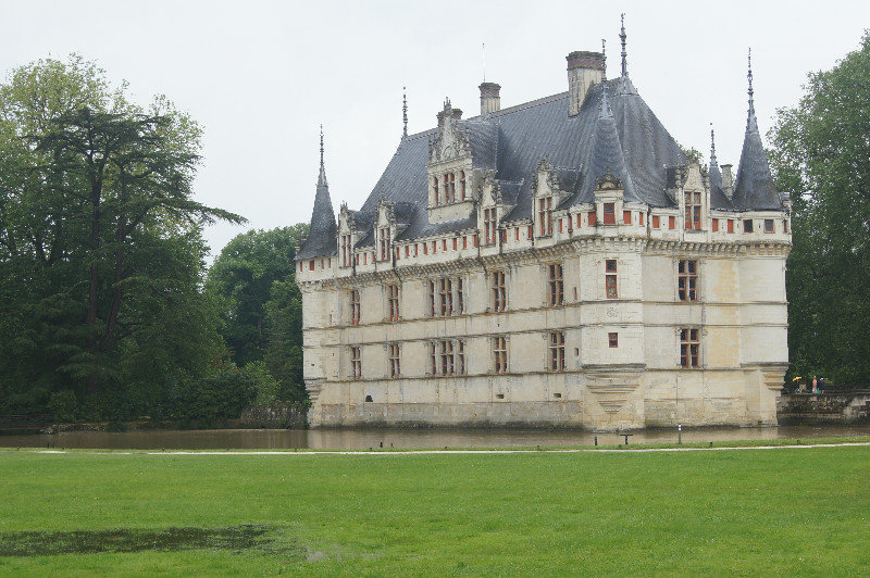 The famous view of the Chateau at Azay-le-Rideau