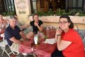 Greg, Cate, Julie at lunch, Aosta