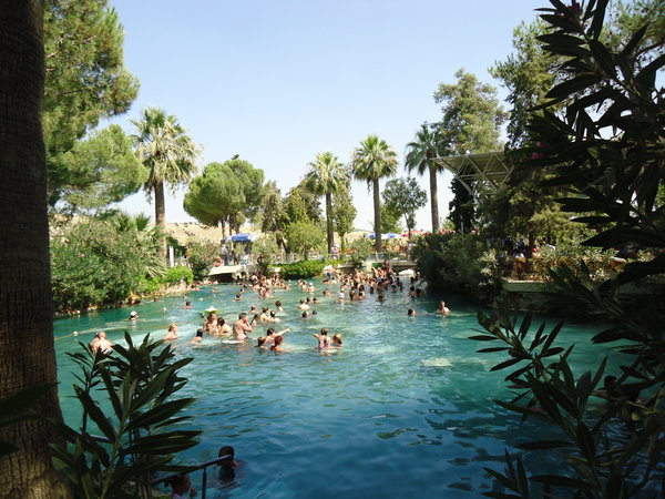 Cleopatras pools at Pamukale