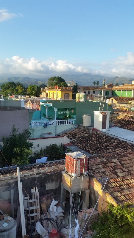Trinidad view from the casa's rooftop