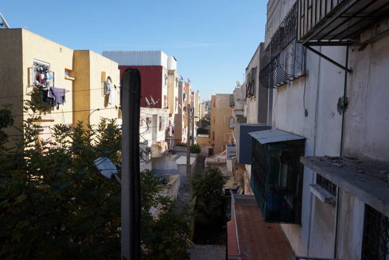 Typical Moroccan neighborhood