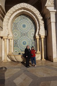 At the Hassan II Mosque