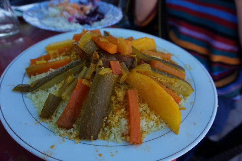 Couscous and vegetables