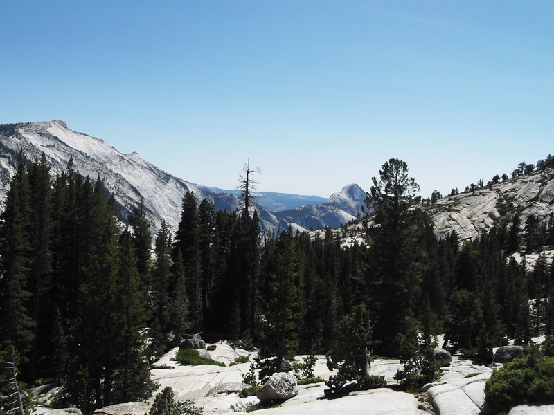Half Dome in the distance