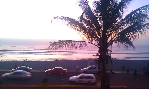 view from our room in Huanchaco