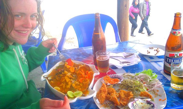 The amazing food in Huanchaco