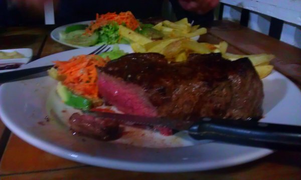Eoghan's giant steak